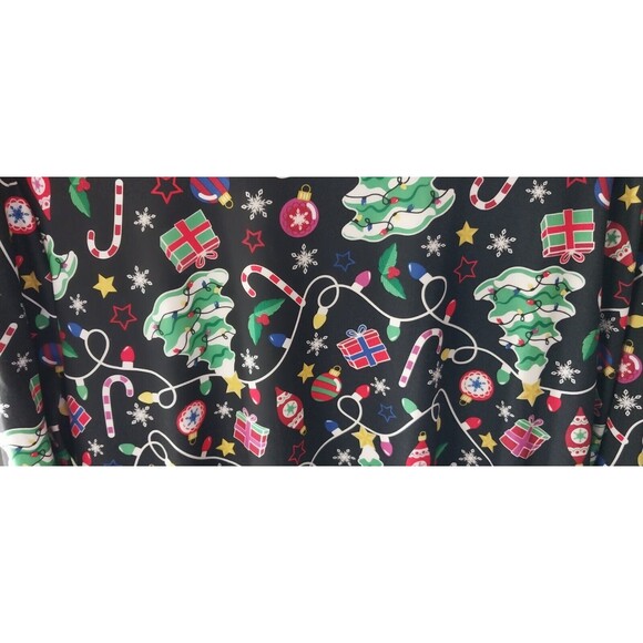 Womens Festive Holiday Short Dress By Dress Works XXL Christmas Stretchy LtWt - Picture 6 of 12